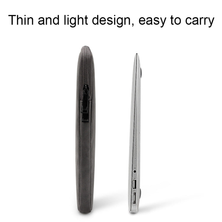 ND12 Lambskin Laptop Lightweight Waterproof Wear-resistant Sleeve Bag, 13.3 inches, 14.1-15.4 inches