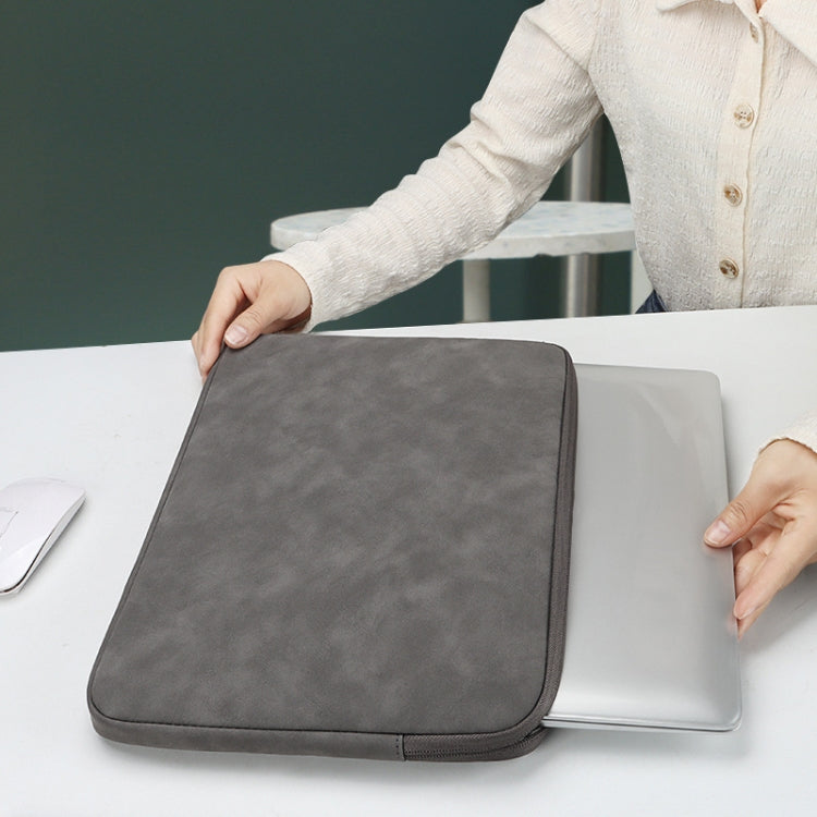 ND12 Lambskin Laptop Lightweight Waterproof Wear-resistant Sleeve Bag, 13.3 inches, 14.1-15.4 inches
