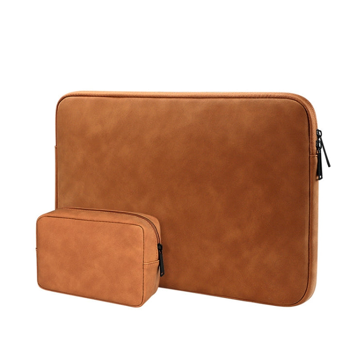 ND12 Lambskin Laptop Lightweight Waterproof Wear-resistant Sleeve Bag, 13.3 inches, 14.1-15.4 inches