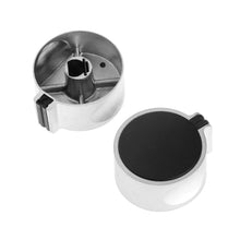 Load image into Gallery viewer, 1pair  8mm  Metal Round Gas Stove Switch Knob Cooker Hob Switch, 1pair 8mm 45 Degree