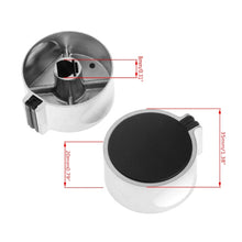 Load image into Gallery viewer, 1pair  8mm  Metal Round Gas Stove Switch Knob Cooker Hob Switch, 1pair 8mm 45 Degree