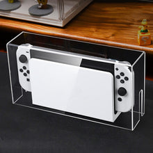 Load image into Gallery viewer, 035 for Nintendo Switch/Oled Game Console Display Luminous Base Dustproof Cover, Spec:, Light Base, Transparent, White Label, Black Label, Handle, Jet Warrior, Noble