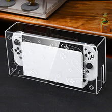 Load image into Gallery viewer, 035 for Nintendo Switch/Oled Game Console Display Luminous Base Dustproof Cover, Spec:, Light Base, Transparent, White Label, Black Label, Handle, Jet Warrior, Noble