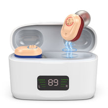 Load image into Gallery viewer, Z-127D In-ear Sound Amplifier Digital Display Hearing Aid Earphone, black, White, Complexion, Red and Blue