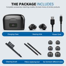 Load image into Gallery viewer, Z-127D In-ear Sound Amplifier Digital Display Hearing Aid Earphone, black, White, Complexion, Red and Blue