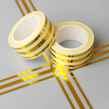 Load image into Gallery viewer, 2.5cm x 5m  Golden Tile Gap Tape Waterproof PVC Self Adhesive Sticker, Gold, Silver, Laser