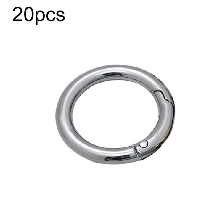 20pcs Zinc Alloy Spring Ring Metal Open Bag Webbing Keychain, 3 Points Silver, 4 Points Silver, 3 Point Black, 1 inch Black, 1 inch Silver, 4 Points Black, Inch 2 Light Gold, Inch 2 Silver, 5 Points Light Gold, 5 Points Black, 5 Points Silver          ...