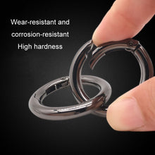 Load image into Gallery viewer, 20pcs Zinc Alloy Spring Ring Metal Open Bag Webbing Keychain, 4 Points Silver, 3 Points Silver, 4 Points Black, Inch 2 Light Gold, Inch 2 Silver, 5 Points Light Gold, 5 Points Black, 5 Points Silver, 6 Points Light Gold, 4 Points Light Gold            ...
