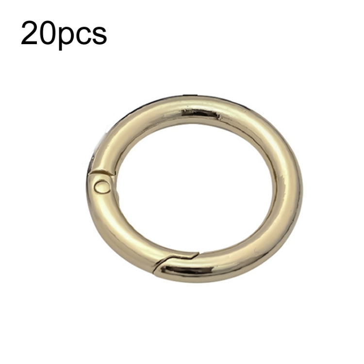 20pcs Zinc Alloy Spring Ring Metal Open Bag Webbing Keychain, 3 Points Silver, 4 Points Silver, 3 Point Black, 1 inch Black, 1 inch Silver, 4 Points Black, Inch 2 Light Gold, Inch 2 Silver, 5 Points Light Gold, 5 Points Black, 5 Points Silver          ...