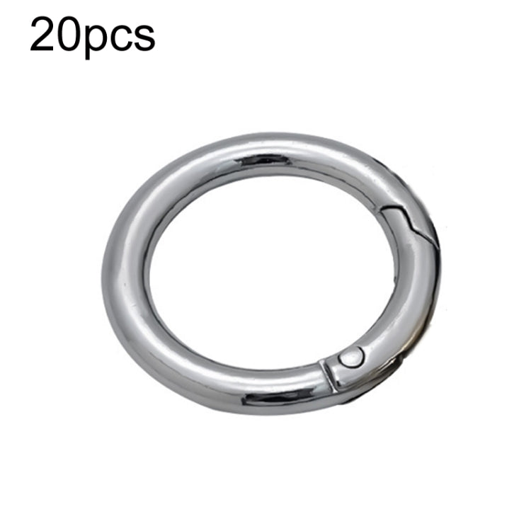 20pcs Zinc Alloy Spring Ring Metal Open Bag Webbing Keychain, 3 Points Silver, 4 Points Silver, 3 Point Black, 1 inch Black, 1 inch Silver, 4 Points Black, Inch 2 Light Gold, Inch 2 Silver, 5 Points Light Gold, 5 Points Black, 5 Points Silver          ...