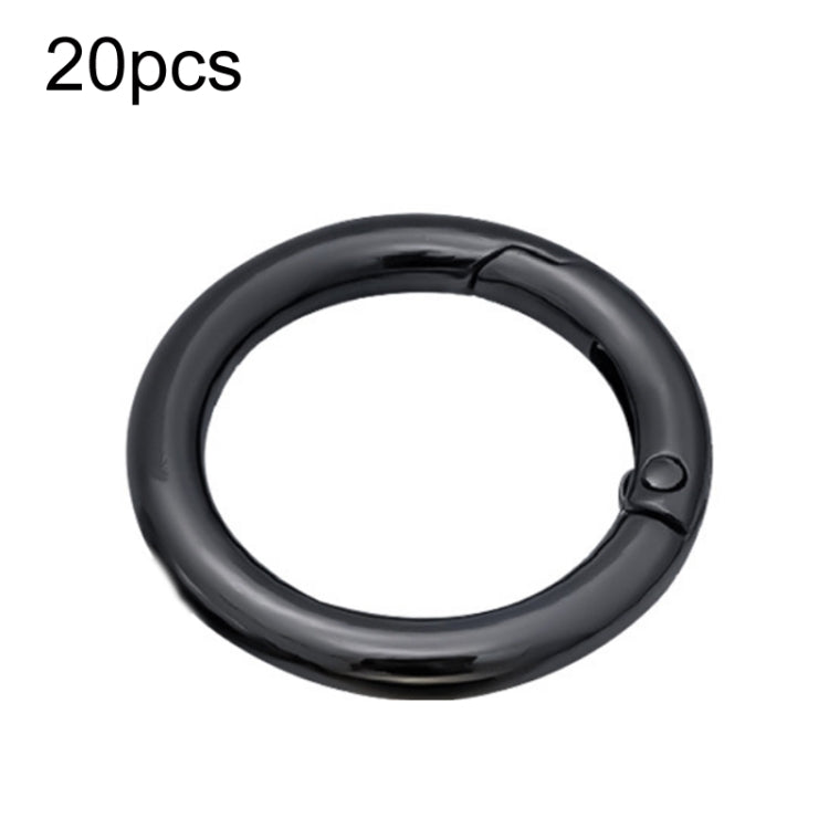 20pcs Zinc Alloy Spring Ring Metal Open Bag Webbing Keychain, 3 Points Silver, 4 Points Silver, 3 Point Black, 1 inch Black, 1 inch Silver, 4 Points Black, Inch 2 Light Gold, Inch 2 Silver, 5 Points Light Gold, 5 Points Black, 5 Points Silver          ...