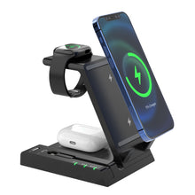 Load image into Gallery viewer, Z252 6-In-1 Wireless Charging Stand Dock With USB-C/Type-C Port &amp; 8 Pin Charge Cable