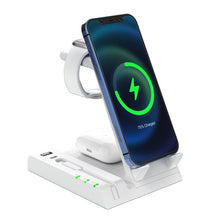 Load image into Gallery viewer, Z252 6-In-1 Wireless Charging Stand Dock With USB-C/Type-C Port &amp; 8 Pin Charge Cable