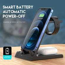 Load image into Gallery viewer, Z252 6-In-1 Wireless Charging Stand Dock With USB-C/Type-C Port &amp; 8 Pin Charge Cable