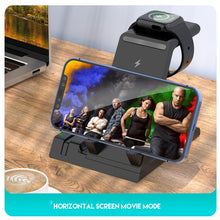 Load image into Gallery viewer, Z252 6-In-1 Wireless Charging Stand Dock With USB-C/Type-C Port &amp; 8 Pin Charge Cable