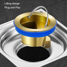 Load image into Gallery viewer, Brass Floor Drain Deodorizer Inner Core Bathroom Toilet Universal, Brass
