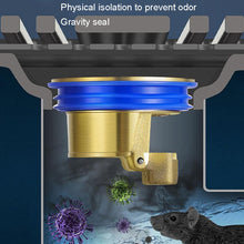 Load image into Gallery viewer, Brass Floor Drain Deodorizer Inner Core Bathroom Toilet Universal, Brass