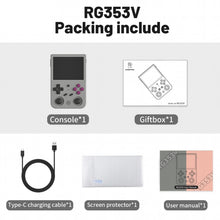 Load image into Gallery viewer, RG353V  3.5 Inch Wireless Game Box Android 11 Linux OS Handheld Game Console, Machine Only, 64G 15,000 games, 128G 25000 Games, 256G 35000 Games