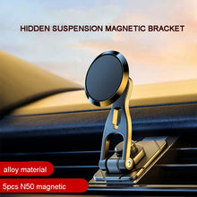 Load image into Gallery viewer, D29 Metal Car Phone Holder Floating Screen Folding Magnetic Phone Holder, D29