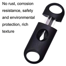 Load image into Gallery viewer, 2pcs Portable Stainless Steel V Shaped Plastic Cigar Cutter Opening Hole, Cigar Cutter Opening Hole