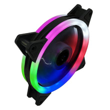 Load image into Gallery viewer, COOLMOON 12cm Dual Aperture Computer Mainframe Chassis Dual Interface Fan