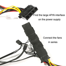 Load image into Gallery viewer, COOLMOON 12cm Dual Aperture Computer Mainframe Chassis Dual Interface Fan