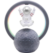 Load image into Gallery viewer, Y-598 Suspended Astronaut Bluetooth Speaker RGB Light Subwoofer Ornament,Spec:, 598A Golden, 598A Silver, 598B Golden, 598B Silver, 598A Golden+Gift Bag, 598A Silver+Gift Bag, 598B Golden+Gift Bag, 598B Silver+Gift Bag