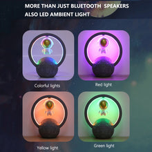 Load image into Gallery viewer, Y-598 Suspended Astronaut Bluetooth Speaker RGB Light Subwoofer Ornament,Spec:, 598A Golden, 598A Silver, 598B Golden, 598B Silver, 598A Golden+Gift Bag, 598A Silver+Gift Bag, 598B Golden+Gift Bag, 598B Silver+Gift Bag