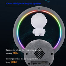 Load image into Gallery viewer, Y-598 Suspended Astronaut Bluetooth Speaker RGB Light Subwoofer Ornament,Spec:, 598A Golden, 598A Silver, 598B Golden, 598B Silver, 598A Golden+Gift Bag, 598A Silver+Gift Bag, 598B Golden+Gift Bag, 598B Silver+Gift Bag