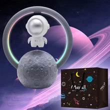 Load image into Gallery viewer, Y-598 Suspended Astronaut Bluetooth Speaker RGB Light Subwoofer Ornament,Spec:, 598A Golden, 598A Silver, 598B Golden, 598B Silver, 598A Golden+Gift Bag, 598A Silver+Gift Bag, 598B Golden+Gift Bag, 598B Silver+Gift Bag