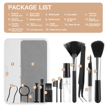 Load image into Gallery viewer, Q10 18 in1 Computer Keyboard Cleaner Brush Kit Earphone Cleaning Pen Keycap Puller