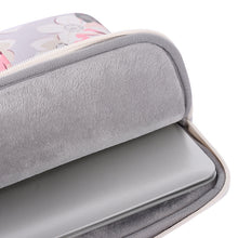 Load image into Gallery viewer, H40-B01 White Rose Pattern Laptop Case Bag Computer Liner Bag With Handle, 12 Inch, 13 Inch, 14 Inch, 15 Inch