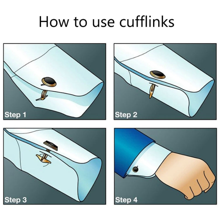 Men Clover Rose Pattern Cufflinks, Color: Red Strawberry