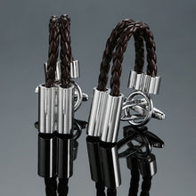 Load image into Gallery viewer, Men Brass Plated Shirt Cufflinks, Color: Silver Cross Flower