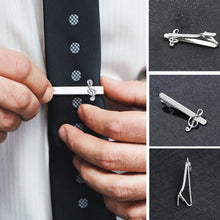 Load image into Gallery viewer, Men Business Formal Wedding Tie Clips, Color: Gold Trumpet