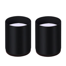 Load image into Gallery viewer, 2pcs/set Furniture Carbon Steel Wraparound Heightening Foot Pad, Style:, Round 4x5cm (Black), Round 4x5cm (Brown), Round 6x5cm (Black), Round 6x5cm (Brown), Round 6x10cm (Black), Round 6x10cm (Brown), Square 4x5cm (Black), Square 4x5cm (Brown)         ...