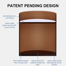 Load image into Gallery viewer, 2pcs/set Furniture Carbon Steel Wraparound Heightening Foot Pad, Style:, Round 4x5cm (Black), Round 4x5cm (Brown), Round 6x5cm (Black), Round 6x5cm (Brown), Round 6x10cm (Black), Round 6x10cm (Brown), Square 4x5cm (Black), Square 4x5cm (Brown)         ...