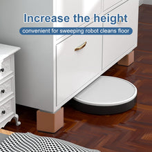 Load image into Gallery viewer, 2pcs/set Furniture Carbon Steel Wraparound Heightening Foot Pad, Style:, Round 4x5cm (Black), Round 4x5cm (Brown), Round 6x5cm (Black), Round 6x5cm (Brown), Round 6x10cm (Black), Round 6x10cm (Brown), Square 4x5cm (Black), Square 4x5cm (Brown)         ...