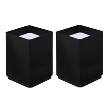Load image into Gallery viewer, 2pcs/set Furniture Carbon Steel Wraparound Heightening Foot Pad, Style:, Round 4x5cm (Black), Round 4x5cm (Brown), Round 6x5cm (Black), Round 6x5cm (Brown), Round 6x10cm (Black), Round 6x10cm (Brown), Square 4x5cm (Black), Square 4x5cm (Brown)         ...
