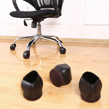 Load image into Gallery viewer, 5pcs/set Wheel Chair Foot Cover Computer Chair Roller Fixer, Wheel Chair Foot Cover