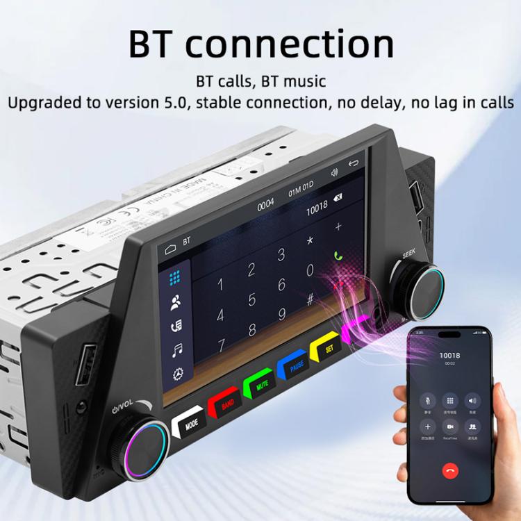 4.7 inch AUTO/CarPlay Navigation Bluetooth FM Radio Car MP5 Marquee, 161W
