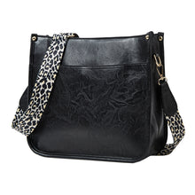 Load image into Gallery viewer, 013 Leopard Strap PU Leather Single-shoulder Waterproof Crossbody Tote Bag