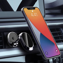 Load image into Gallery viewer, U18 Mini Car Foldable Rotating Magnetic Mobile Phone Navigation Holder, U18 (Black), U18 (Silver)