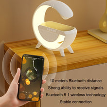Load image into Gallery viewer, Smart Wireless Charging Ambient Light Bluetooth Speaker, DH001 (White)