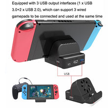 Load image into Gallery viewer, For Nintendo Switch / Switch OLED SW300 HDMI Video Casting Converter Cooling Fan Base Charger, Cooling Fan Base Charger