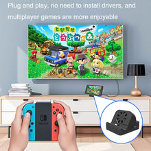 Load image into Gallery viewer, For Nintendo Switch / Switch OLED SW300 HDMI Video Casting Converter Cooling Fan Base Charger, Cooling Fan Base Charger
