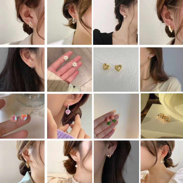 Cat Eyes Stone Butterfly Heart Earrings Water Drop Zircon Diamond Earrings, EH1479, EH1093, EH1350, EH1264