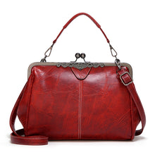 Load image into Gallery viewer, 036 Vintage Buckle Handbags Leather Adjustable Crossbody Bag