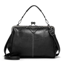 Load image into Gallery viewer, 036 Vintage Buckle Handbags Leather Adjustable Crossbody Bag