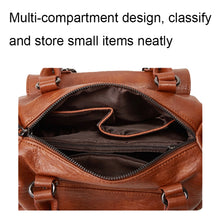 Load image into Gallery viewer, 048 Pebbled Leather Multi-compartment Handbag Large Capacity Crossbody Shoulder Bag
